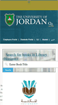 Mobile Screenshot of library.ju.edu.jo