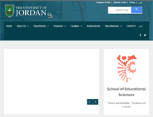 Tablet Screenshot of educational.ju.edu.jo