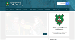 Desktop Screenshot of management.ju.edu.jo